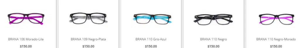 lentes precios