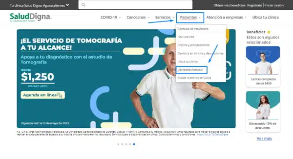 Proceso de Facturación Electrónica en Salud Digna